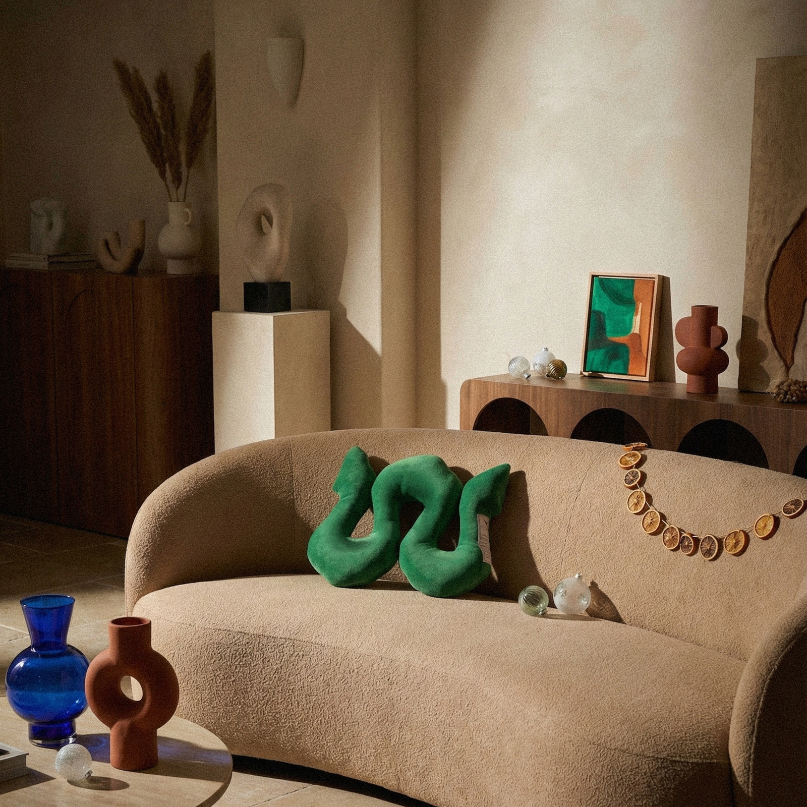 Squiggle Mate Dekoratif Yastık - Görsel 4