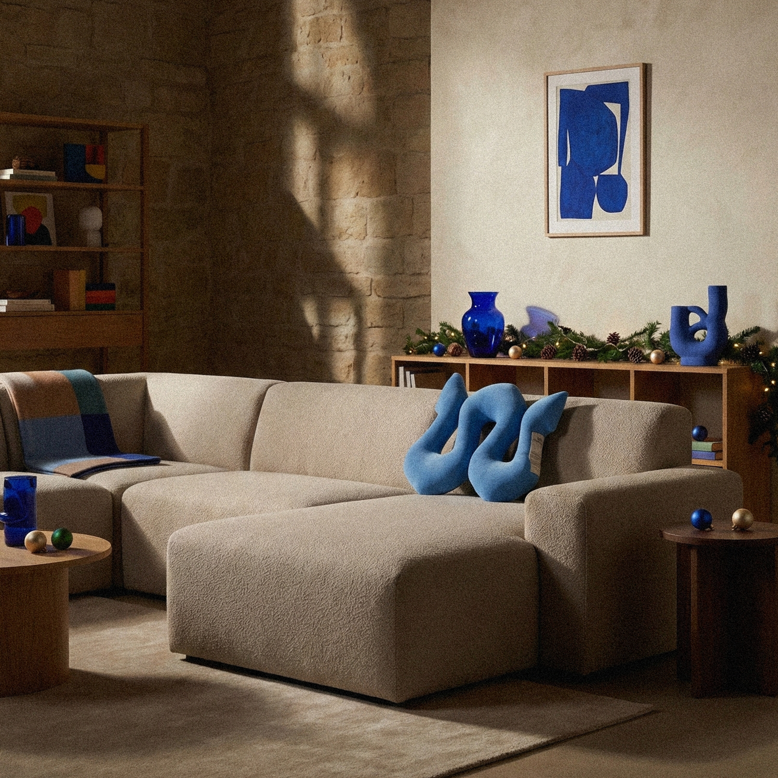 Squiggle Mate Dekoratif Yastık - Görsel 2